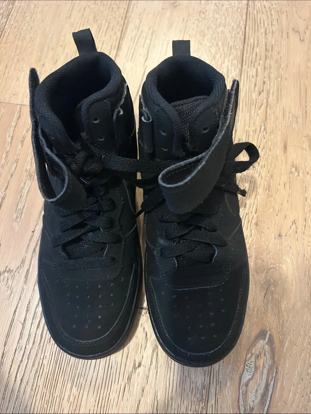 Nike Kids Black High-Top Sneakers
